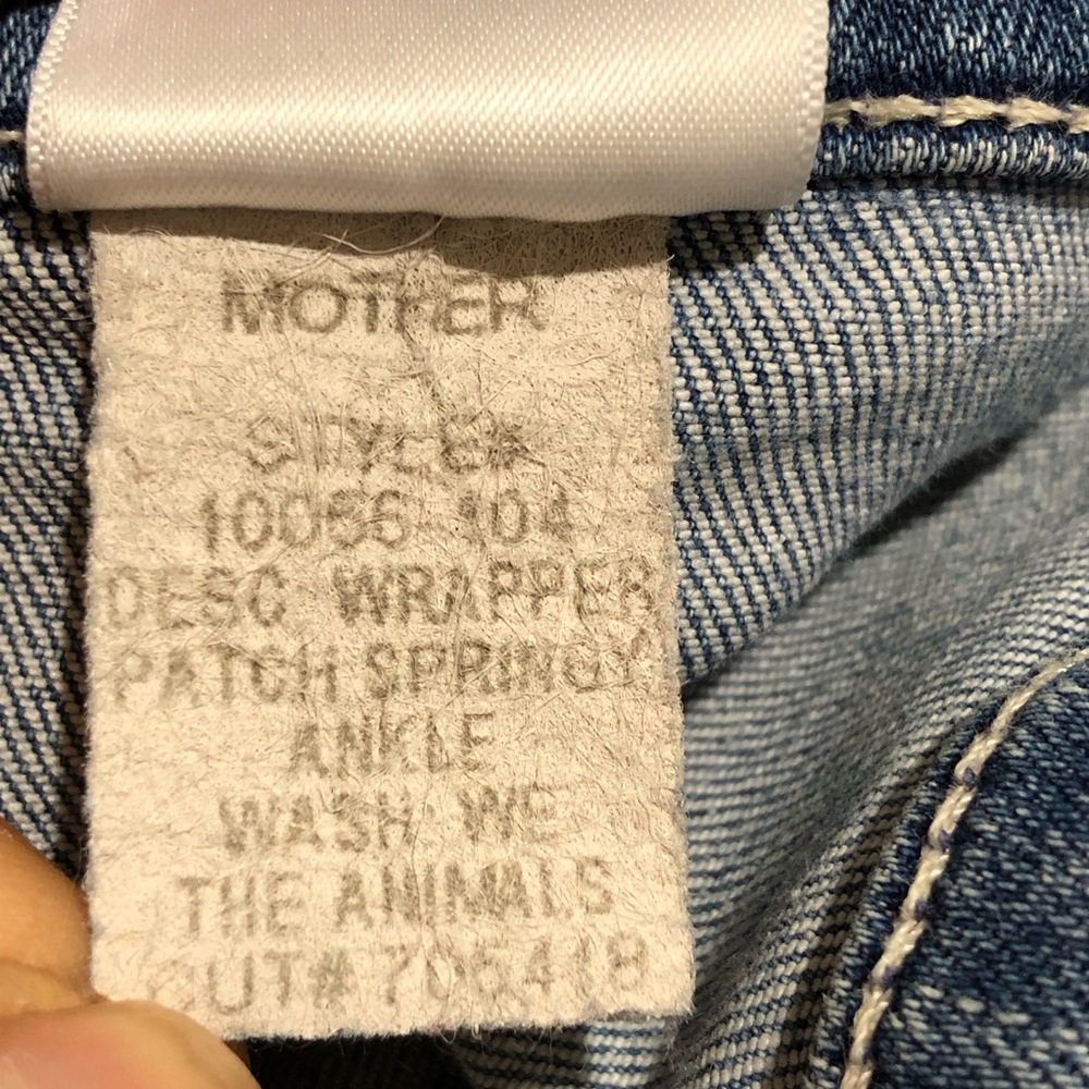MOTHER Wrapper Blue Jeans - Picture 7 of 10